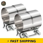 Tirol 2.25" Exhaust Clamp Stainless Steel Muffler Pipe Connector (2PCS). Fixed Price $39.99.