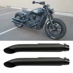 2PCS Black 20'' Exhaust Muffler Pipes Slip On For Indian Scout Sixty Bobber. Fixed Price $109.18.