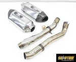 12-25 Kawasaki Ninja ZX14R Yoshimura Exhaust Mid Pipe Muffler Slip On Silencer. Fixed Price $199.00.