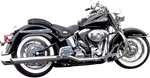 Bassani Chrome Hutch Special 3" Slash Muffler & Baffle 1989-2017 Harley Softail. Fixed Price $533.45.