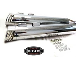 Mutazu 4" Chrome Roaring Series Harley Glide, Trike Street Freewheeler. Fixed Price $379.00.