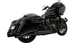 Bassani Slip-on Mufflers Black W/billet End Caps Harley 4-1/2" 1F745B. Fixed Price $880.00.