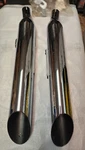 Yamaha Maxim / Seca Rumblers Slash Cut 3" Slip On Muffler Jardine 14-2002-01. Fixed Price $350.00.