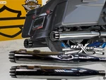 Rcx Harley 95-16 Touring 4" Exhaust Slip On Mufflers W/excalibur Eclipse Tips. Fixed Price $359.95.
