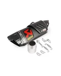 Akrapovic Exhaust Carbon Sports Silencer Universal Fit Slip Muffler Pipe. Fixed Price $156.21.