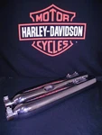 Cobra 4" Slashdown Slip On Mufflers Chrome 6201SD (left And Right). Fixed Price $250.00.