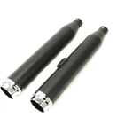 Rinehart Black 3 In. Slip-on Mufflers W/chrome Scalloped End Caps 500-0205C-S. Fixed Price $479.95.