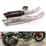 For Ducati Scrambler Monster 797 Slip-on Exhaust Set Mid Pipe 51MM Muffler Tips. Fixed Price $115.38.