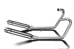Full 2-2 Exhaust Triumph Bonneville Bobber 16" Stainless Slash Cut Tip Mufflers. Fixed Price $480.99.