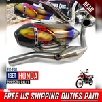 Exhaust Full System Stainless Steel Titanium Pipe For Honda CRF250 Rally. Fixed Price $496.01.