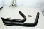 12-17 Harley Dyna Vance & Hines Black Staggered Short Shot Heat Shield Only Set. Fixed Price $150.00.