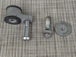 04-09 Yamaha FZ6. Used Oem Muffler Stay (p/n 5VX-21446-10).. Fixed Price $22.00.
