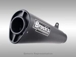 Brock's Alien Head Full System Black 14" Muffler Suzuki Hayabusa (99-26). Fixed Price $1899.05.