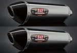 Yoshimura R-77 Race Dual Slip-on Mufflers Stainless Sleeve & Carbon End Cap. Fixed Price $1069.00.