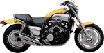 Cobra 2168SC Blvd Slashcut Slip-on Chrome Exhaust For Yamaha Vmax. Fixed Price $857.99.