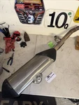 Triumph T2205400 Silencer Muffler 12-15 Tiger 1200 Explorer Oem. Fixed Price $100.00.