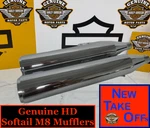 Oem Harley 18-26 Street Bob Fat Boy Exhaust Slip On Mufflers With Heat Shields. Fixed Price $79.95.