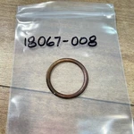 Kawasaki Oem Nos Exhaust Gasket / 18067-008 A1 F7 H1 H2 KD175 KE175 KH400. Fixed Price $14.00.