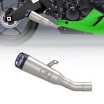 Slip On Exhaust Muffler Mid Pipes For Kawasaki 2009 2010 11 2012 ZX6R ZX636. Fixed Price $99.98.