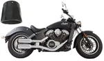Tab Performance Short 4" Chrome Slip On Muffler Black Straight 2.5" Scout 15-UP. Fixed Price $499.95.