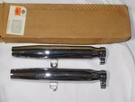 Used Genuine Harley Davidson Tapered Muffler Kit Oem 80017-85A Fx Robison Hd Amf. Fixed Price $174.99.