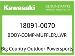 Kawasaki Oem Part 18091-0070 Body-comp-muffler,fr,. Fixed Price $612.49.