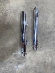 Slip Slash Cut Mufflers Harley-davidson Dyna Fat Bob 2008-2015. Fixed Price $120.00.