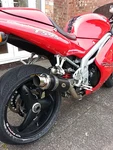 Triumph Daytona T595 1997-2000' Stainless Black Gp Pro Race Mtc Exhausts. Fixed Price $249.20.