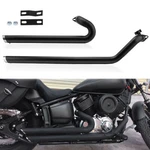 Shortshots Staggered Exhaust Pipe System For Yamaha Vstar XVS1100 2000-2009. Fixed Price $160.00.