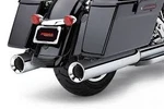 Cobra Power-flo Slip-on Chrome 4.5" Mufflers (6215). Fixed Price $689.51.