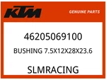 Ktm Oem Part 46205069100 Bushing 7.5X12X28X23.6. Fixed Price $10.11.