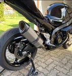 Stainless Steel Hexagonal Sports Exhaust Silencer Can Carbon Tip Right Hand 51MM. Fixed Price $170.14.