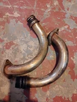 1976 Yamaha Exhaust Headers Pipes. Fixed Price $125.00.