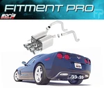 Borla 11814 Touring Axleback Exhaust For 2005-2008 Chevy Corvette C6 6.0L 6.2L. Fixed Price $1699.99.