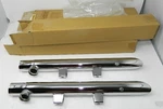 Emgo Pair Of Slip-on Drag Mufflers For Harley '04-13 80-75110 New Open Box. Fixed Price $55.00.