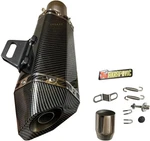 Akrapovic Universal Hexa Cut,stainless Steel Slip On Exhaust System. Fixed Price $154.99.