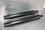 17-22 Harley Street Glide Road King Electra Black Mufflers Pair. Fixed Price $39.14.