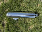 Triumph Speed Four 2002 Original Exhaust Muffler. Fixed Price $100.00.
