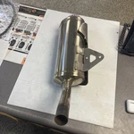 Triumph Left Terminal Exhaust Street Triple 675 T2200832. Fixed Price $175.00.