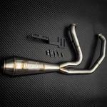 Exhaust Stainless Steel 2 For Dyna 99-17 Harley-davidson Streetbob Fatbob. Fixed Price $550.00.