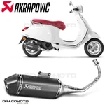 Piaggio Vespa Primavera 125 150 2017-2020 Full Exhaust Akrapovic Black S-VE12.... Fixed Price $795.21.
