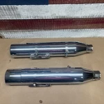 Harley Davidson Oem Pair Slip Mufflers 64895-09 W/covers 19 300-500 Miles. Fixed Price $80.00.
