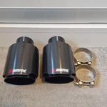 Akrapovic Bmw M135I/M140I/M235I/M240I Gloss Black Carbon Fibre Exhaust Tips. Fixed Price $108.62.