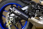 M4 Exhaust Yamaha 2015-26 / R1M Black GP2 Slip Retains Catalytic Converter. Fixed Price $365.00.