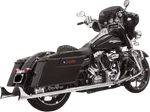 Bassani 33" Chrome Fishtail Slip-on Mufflers W. Baffle 1995-2016 Touring 1F27E33. Fixed Price $758.95.