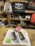 Harley Shovelhead Touring Duals Slip On Muffler Tips Exhaust 65445-77 Pair Chrom. Fixed Price $200.00.