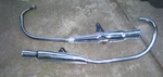 1972 Honda CB500 HM323 Lower Left + Right Exhaust Pipe. Fixed Price $170.00.