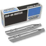 Drag Specialties 4" Slashdown Slip-on Mufflers 1801-1189. Fixed Price $405.55.