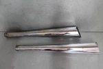 Harley Davidson Hooker Megaphone Tuned Flow Slip Mufflers 27643 *repaired Tab. Fixed Price $249.25.