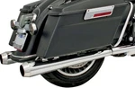 Bassani Megaphone Slip-on Mufflers With Performance Baffles 4" Chrome #FLH-517L. Fixed Price $573.39.